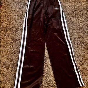 H&M Brown Trackpants with White Stripes
